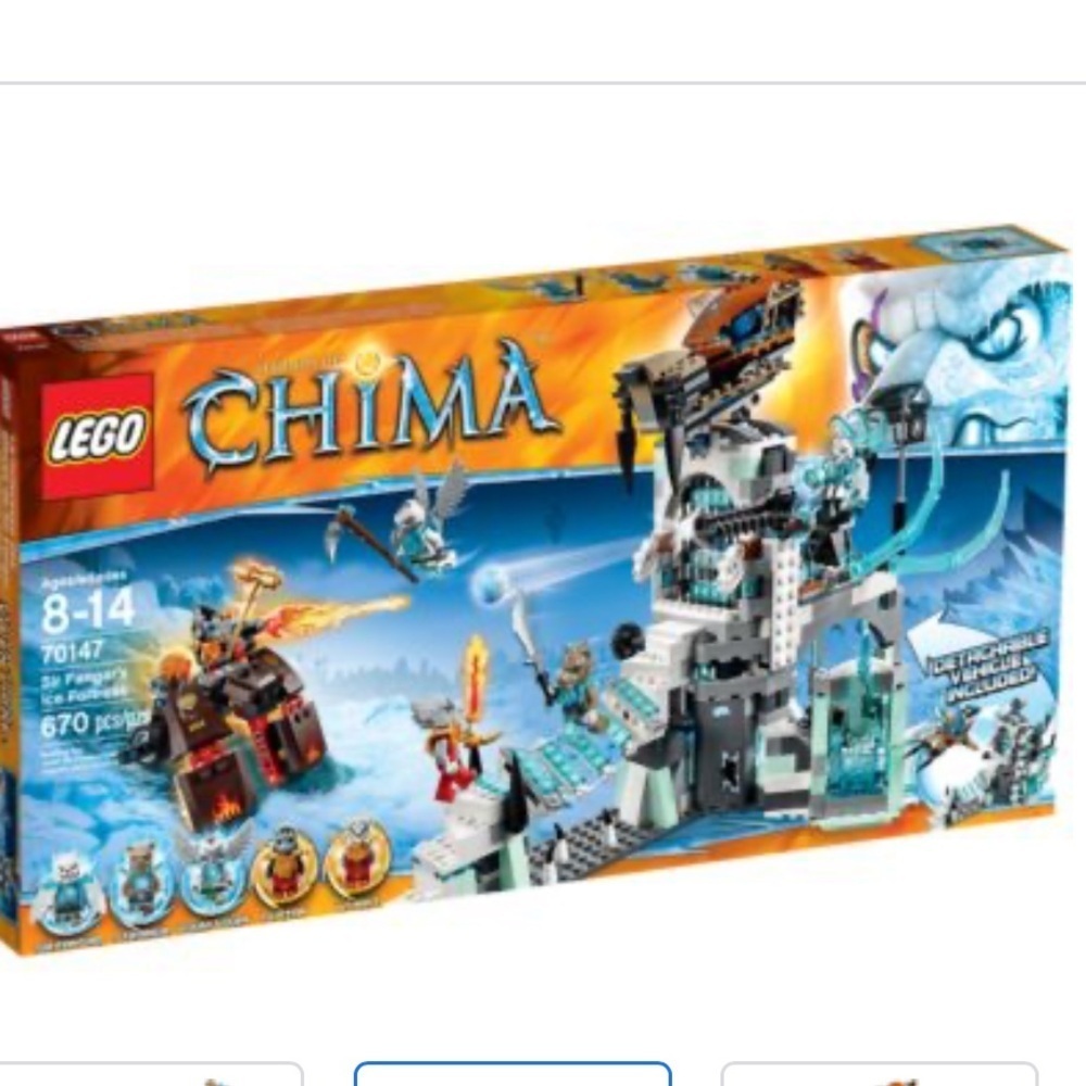 Lego China Sir Fangar’s Ice Fortress set 70147 new in sealed box 670 pieces